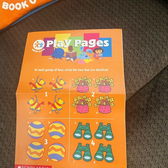 Vintage 90’s Nick Jr. Book Club Backpack with Lot of 7 Books Plus Play Pamphlet - Picture 4 of 15